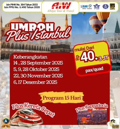 Umroh Plus Istanbul Cappadocia